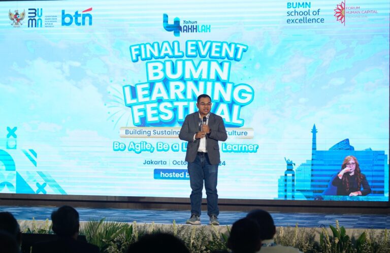 Telkom Raih Penghargaan sebagai The Most Outstanding BUMN Learning di BUMN Learning Festival 2024
