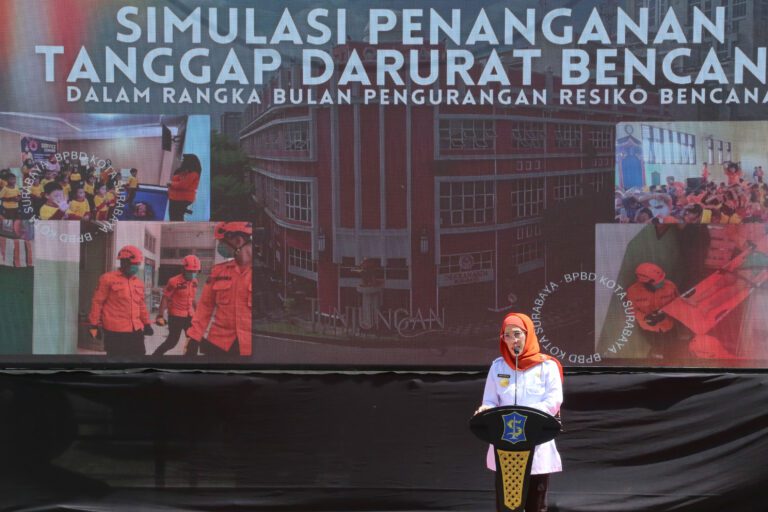 Simulasi Penanganan Darurat Bencana di MPP Siola, Pemkot Surabaya Tampilkan Upaya Percepatan