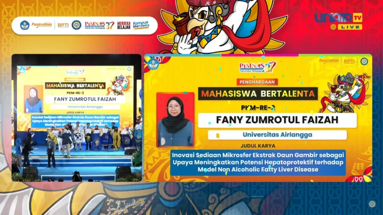Cerita Mahasiswa UNAIR Raih Predikat Mahasiswa Bertalenta PIMNAS 37