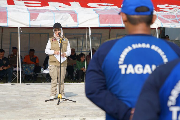 Tagana Latih Mitigasi Bencana, PJs Wali Kota Surabaya : Pelatihan Perlu Lebih Masif Hingga Sekolah