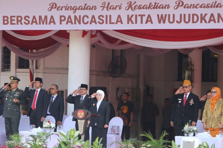 Pemkot Surabaya Gelar Upacara Hari Kesaktian Pancasila, PJs Wali Kota Surabaya Berharap Masyarakat Teladani Nilai-Nilai Kemanusiaan