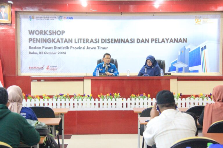 Badan Pusat Statistik (BPS) Provinsi Jawa Timur mengadakan Workshop Peningkatan Literasi