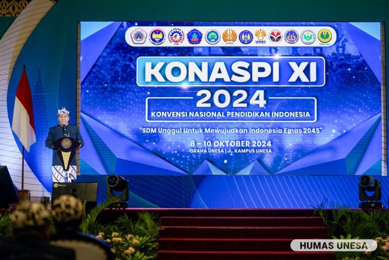 Pembukaan Konaspi XI di UNESA: Fokus pada Penguatan SDM untuk Indonesia EMAS