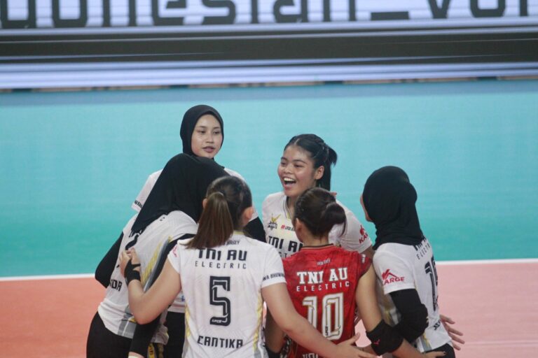 Putri TNI AU Buka Peluang, O2C Menang Kedua Kali Dari Tiga Laga