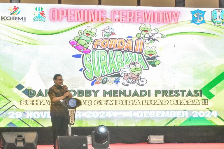 FORDA II Jatim Resmi Dimulai di Kota Surabaya, Jumlah Kontingen dan Inogra Meningkat 