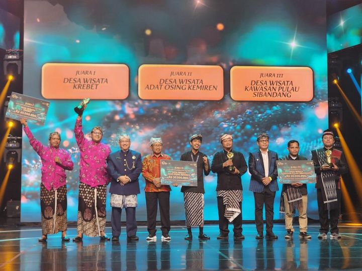 Desa Wisata Kemiren Banyuwangi Raih Anugerah Desa Wisata Indonesia 2024