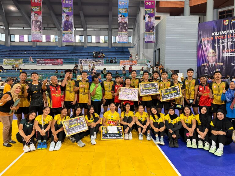 BBV Surabaya dan Jenggolo Sport Sidoarjo Juara 1 Kejurprov Bola Voli U-19