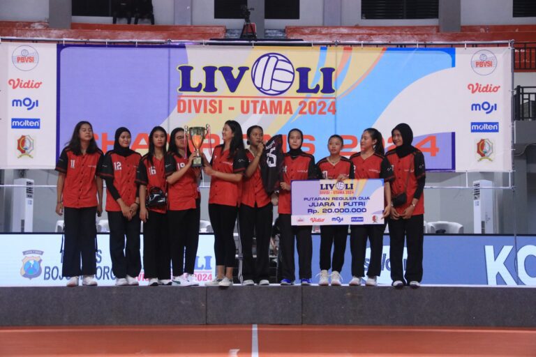 Putri Bank Jatim dan Putra Rajawali Pasundan Juara Reguler Kedua
