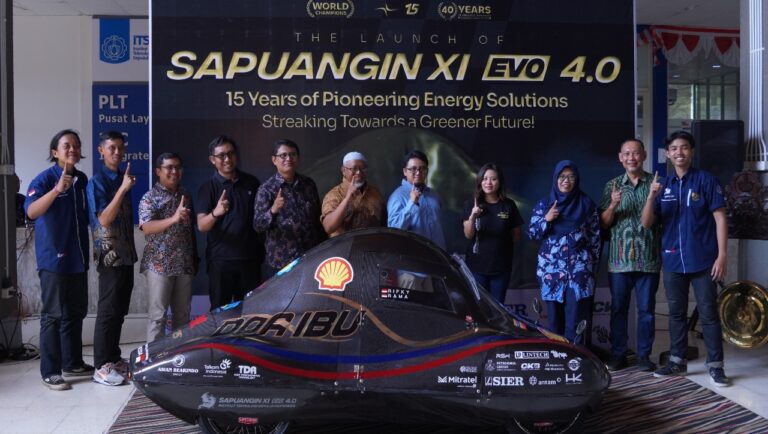 Siap Cetak Hattrick, Tim Sapuangin ITS Kenalkan Mobil Terbaru