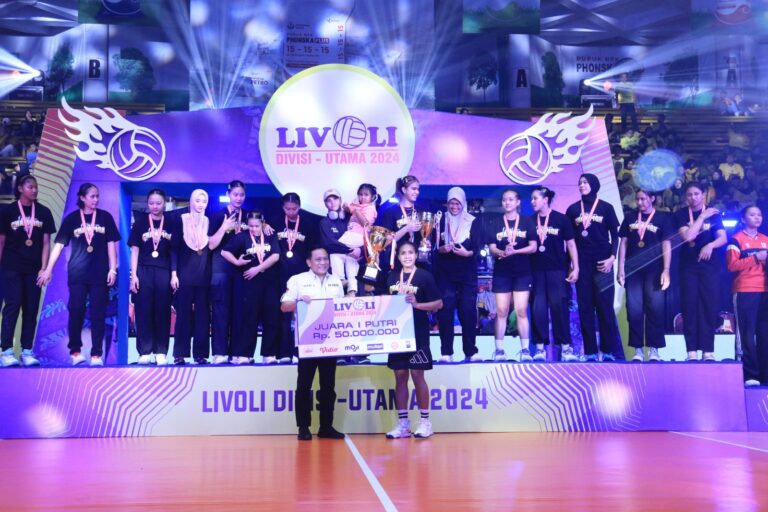 Petrokimia Sukses Pertahankan Gelar Juara Livoli Divisi Utama 2024