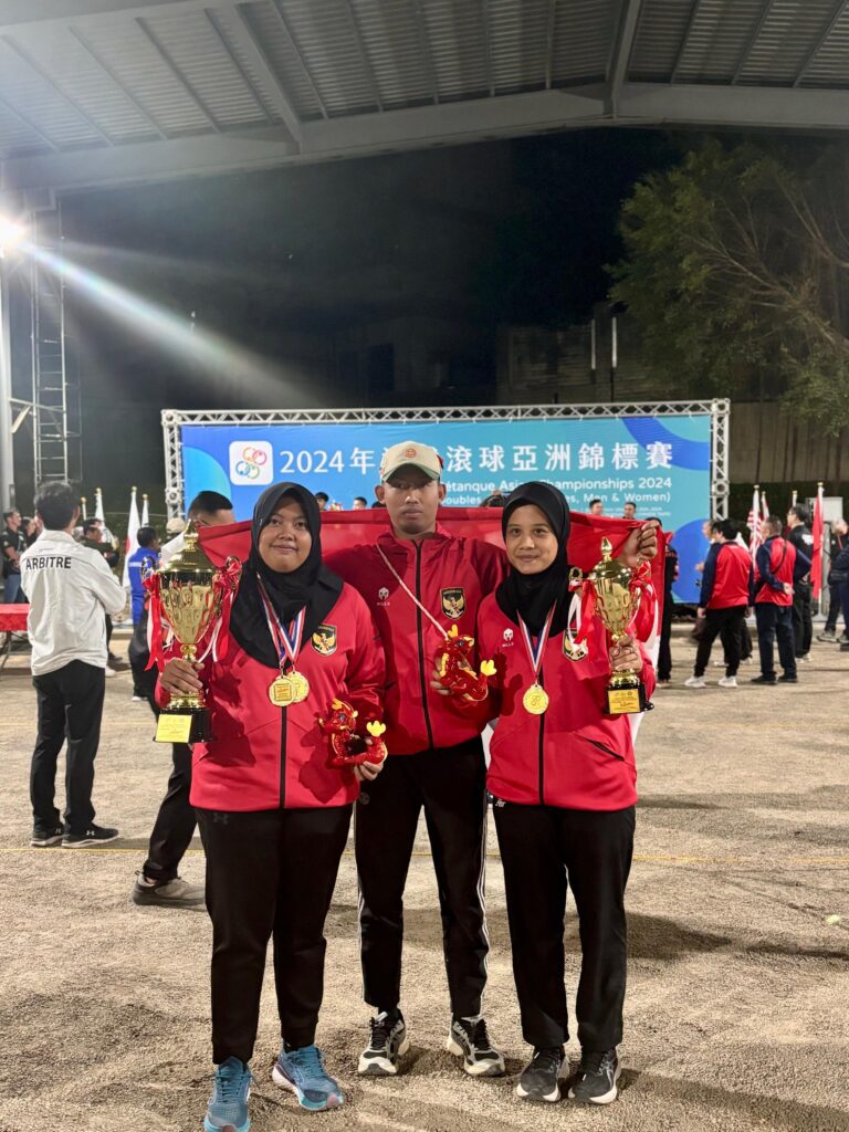 Atlet dan Pelatih Petanque UNESA Catat Sejarah Baru di Kancah Internasional