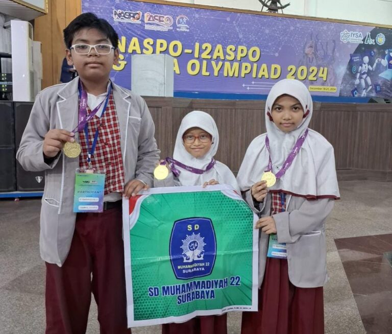 Inovasi Minuman Bayam Malabar Antarkan Siswa SD Muhammadiyah 22 Surabaya Raih Medali Emas
