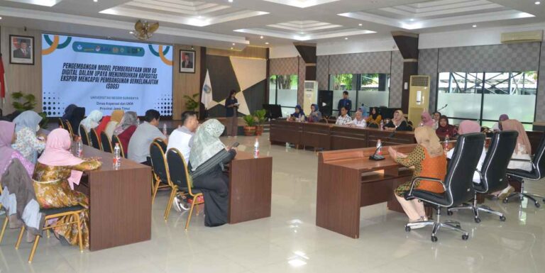 Diskop UKM Jatim Bersama UNESA Gelar Pembahasan Model Pemberdayaan UKM Go Digital