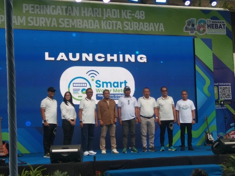 PDAM Surya Sembada Surabaya Luncurkan Meter Air Pintar untuk Dukung Smart City