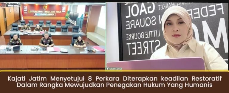 Kajati Jatim Mia Amiati Pimpin Ekspose RJ Mandiri 8 Perkara Pidum