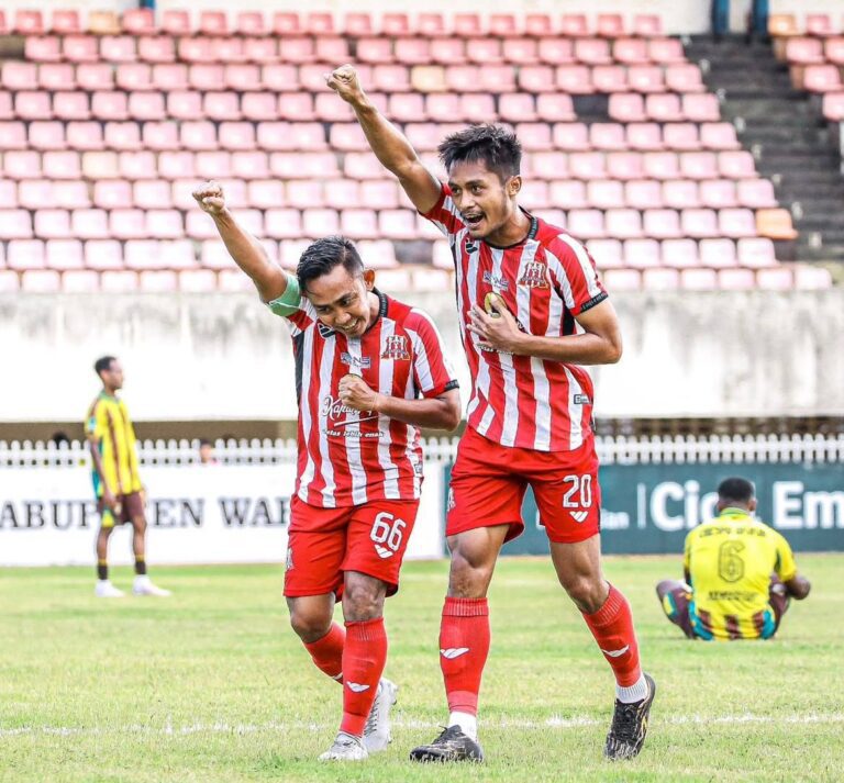 Hasil Liga 2 : Deltras FC Curi Poin Penuh di Kandang Persewar Waropen