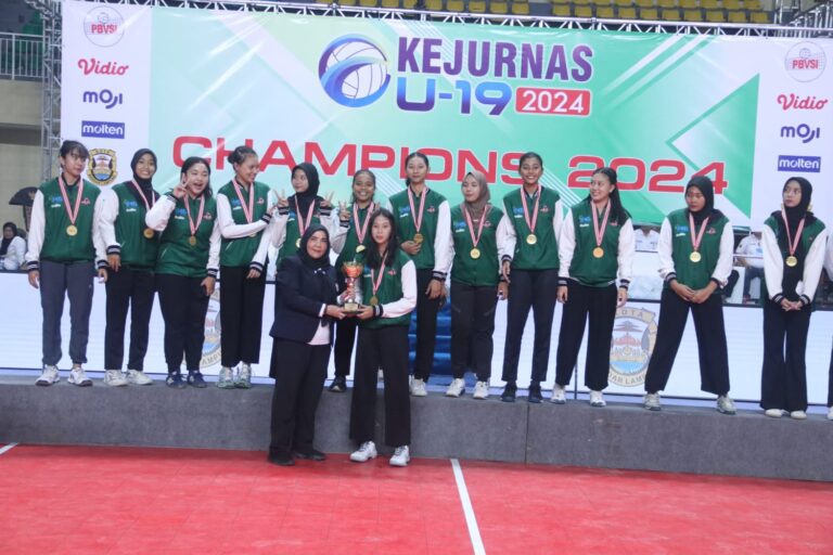 Jenggolo Sidoarjo Juara Kejurnas Voli U-19 2024