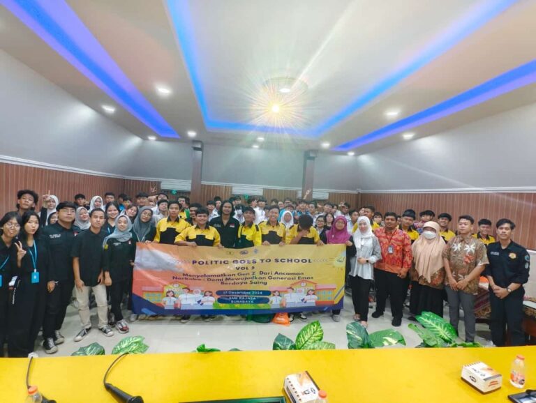 Penyuluhan Narkoba dan Sosial di SMK Rajasa Surabaya, Kolaborasi Dinas Sosial Jawa Timur dengan Mahasiswa Ilmu Politik