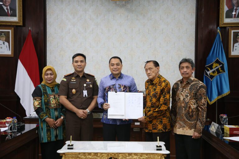 Pemkot Surabaya Bersama Yayasan Wijaya Kuduma Lakukan MoU Didampingi Kejari, Kembalikan Aset Tanah di Kawasan Jagir