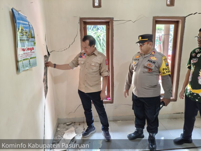 Pj Nurkholis Pastikan Warga Terdampak Fenomena Tanah Gerak Telah Diungsikan