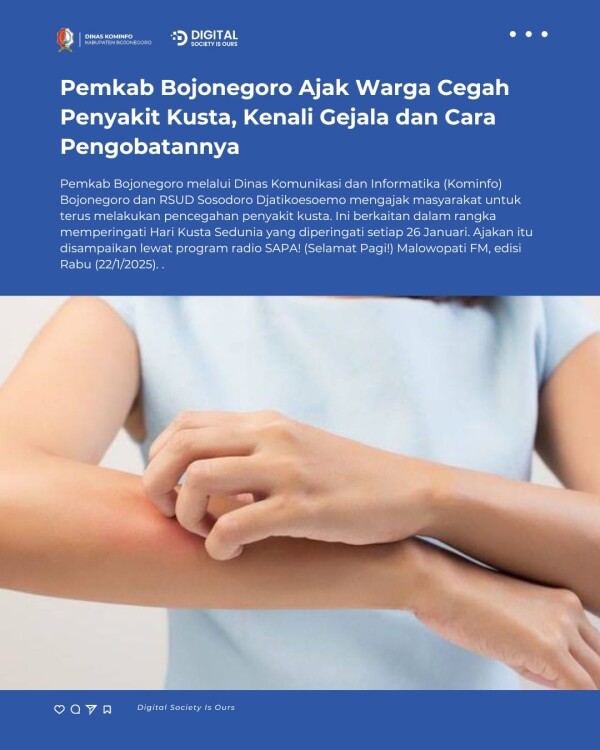 Program Sapa Ajak Masyarakat Cegah Penyakit Kusta