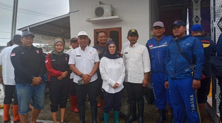 Tagana Jatim Tangani Banjir di Dua Desa Sidoarjo