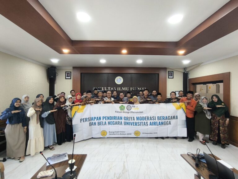 Sinergi FIB Unair dan Kemenag RI Dirikan Griya Moderasi Beragama dan Bela Negara
