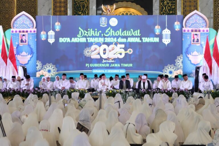 Dzikir dan Sholawat Tutup Tahun di Masjid Al Akbar Surabaya, Momentum Spiritual Awal Tahun Baru