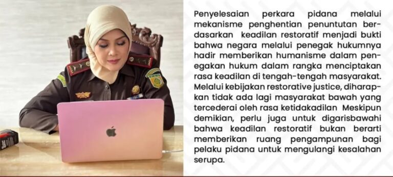 Kajati Jatim Mia Amiati Menyetujui 8 Perkara Diterapkan Keadilan Restoratif