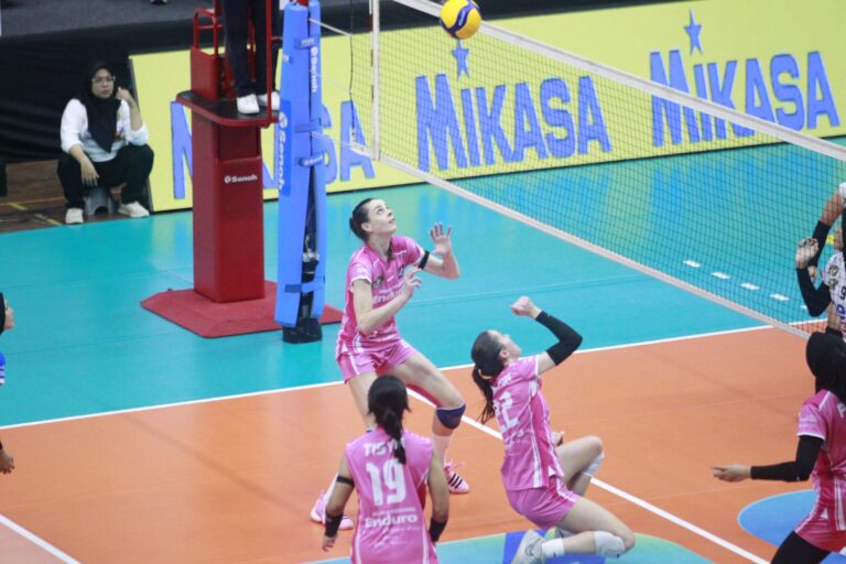 PLN Mobile Proliga 2025 : Pertamina Menutup Putaran Satu Dengan Manis Usai Kalahkan Falcons