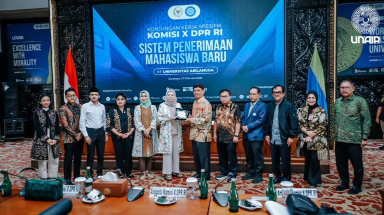 Komisi X DPR RI Kunjungi UNAIR, Bahas Sistem Penerimaan Mahasiswa Baru