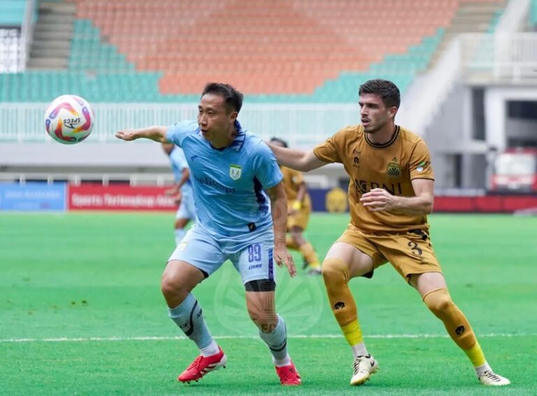 8 Besar liga 2 : Laga Sengit di Pakansari, Bhayangkara FC dan Persela Berbagi Poin 2-2