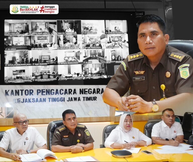 Tingkatkan Kinerja, Kejati Jatim Gelar Monev Bidang Datun