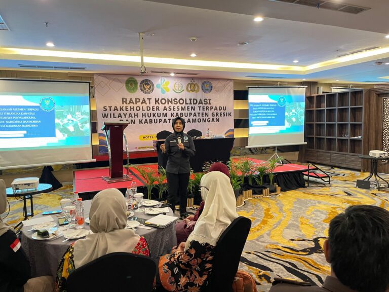 BNN Gresik Adakan Rapat Konsolidasi Antar Stakeholder Asesmen Terpadu