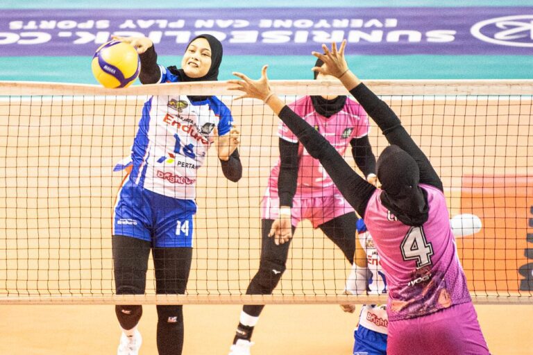 PLN Mobile Proliga 2025 : Pertamina Enduro Dipastikan ke Final Four, Usai Tundukkan Popsivo