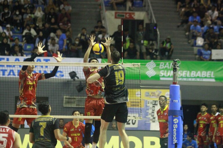 PLN Mobile Proliga 2025 : Peluang Bank Sumsel ke Final Four Tertunda setelah Kalah dari Surabaya Samator