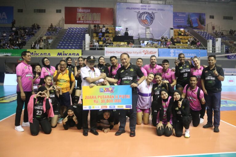 PLN Mobile Proliga 2025 : Popsivo Polwan Juara Putaran Kedua Usai Kalahkan Falcons