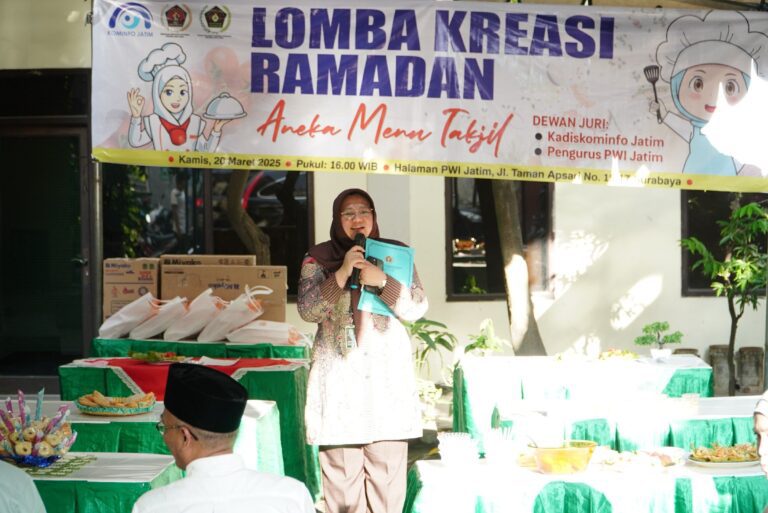 Kadis Kominfo Jatim Apresiasi Lomba Kreasi Takjil Ramadan IKWI Jatim