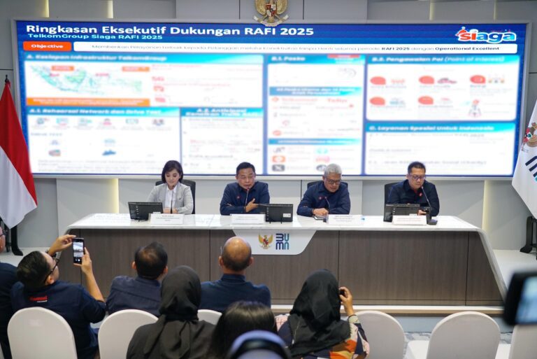 TelkomGroup Siaga RAFI 2025 :Telkom Naikkan Kapasitas Jaringan Menjadi 58,4 Tbps atau Naik 11 Persen