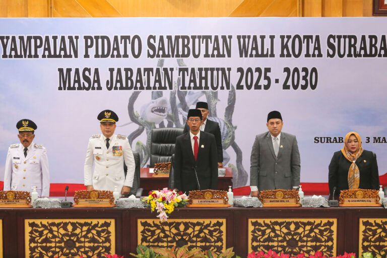 Wali Kota Eri Paparkan Tujuh Program Prioritas Pembangunan 2025 – 2030 di Rapat Paripurna DPRD Surabaya