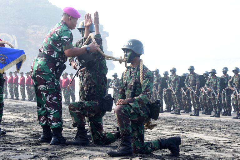 Jelang Pembaretan, Petarung Muda Marinir Dikko Angkatan 175 Resmi Laksanakan Tupdik
