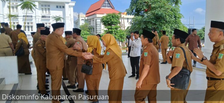 Bupati Pasuruan : Terimakasih pada Pegawai yang Kembali Bekerja Lebih Awal Usai Libur Lebaran