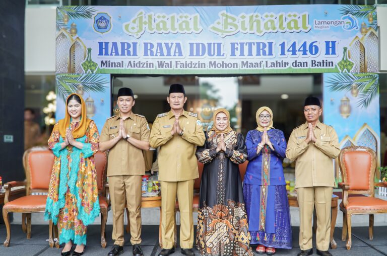 Halal Bihalal Warnai Hari Pertama Masuk Kerja di Lingkup Pemkab Lamongan