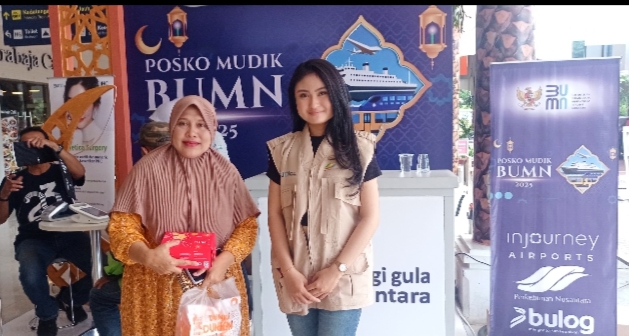 Posko Mudik BUMN SGN di Stasiun Gubeng Diminati Pengunjung