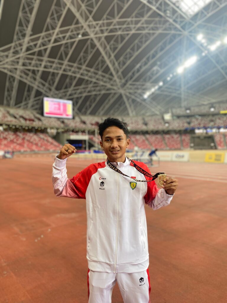 Yad Hapizudin Sumbang Emas untuk Indonesia di SingaporeOpen Track and Field Championships 2025