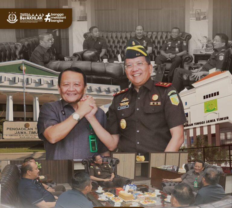 Kajati Jatim Dr. Kuntadi Kunjungi Pengadilan Tinggi Surabaya, Perkuat Sinergitas