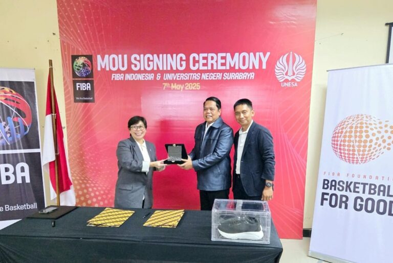 Unesa dan FIBA Jalin Kerja Sama Majukan Olahraga Basket di Indonesia