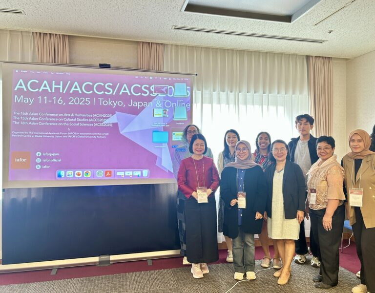 Mahasiswa S2 FIB UNAIR Jadi Presenter Konferensi Internasional IAFOR di Jepang
