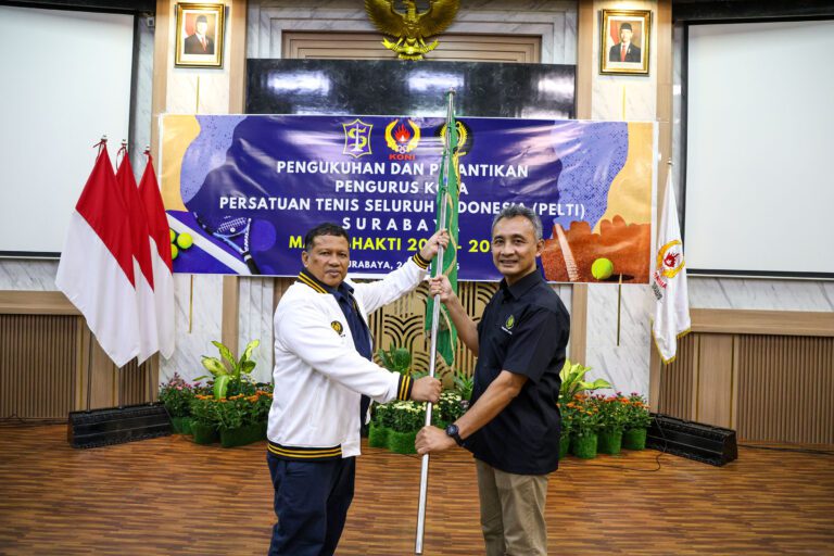 Terpilih Sebagai Ketua PELTI Surabaya 2025-2029, Achmad Zaini Tegaskan Pertahankan Prestasi Tenis di Porprov