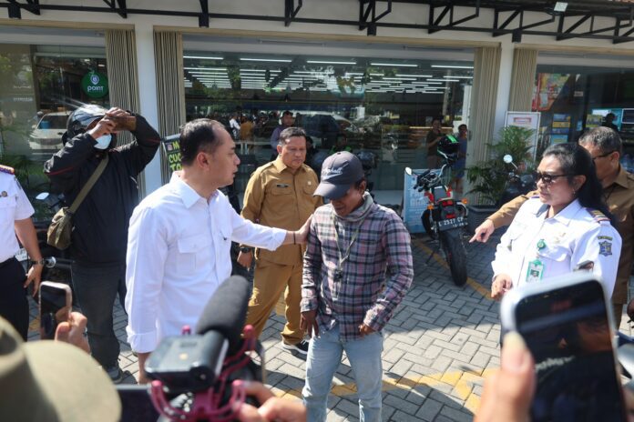 Sidak jukir toko modern